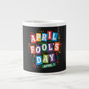 Taza De Café Gigante Kit de bromas divertidas del Día de los Inocentes