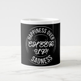 TAZA DE CAFÉ GIGANTE KITCHEN CHOOSE HAPPY CHEER UP SPECIALTY MUG 