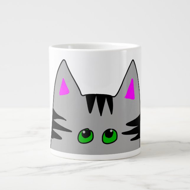 Taza De Café Gigante Kitty (Frente)
