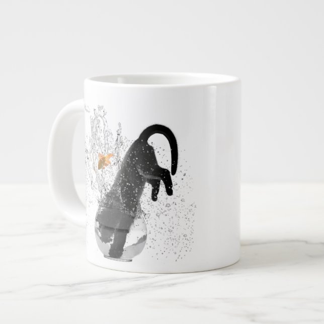 Taza De Café Gigante Kitty Fail (Izquierda)