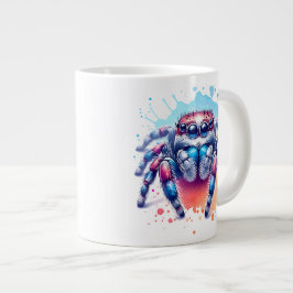 Taza De Café Gigante Kleine Springspinnen Grafik
