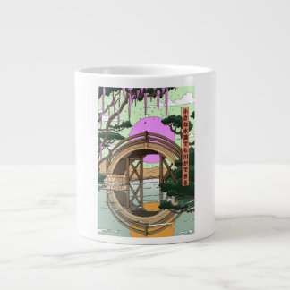 Taza De Café Gigante Koinobori Fluye con el Viento