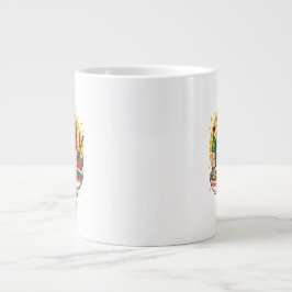 Taza De Café Gigante Korean Pop Culture Chest Print Espresso Cup