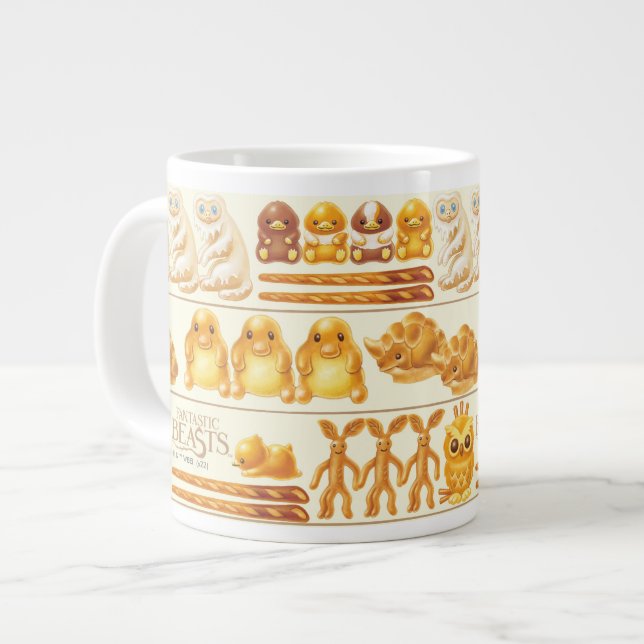 Taza De Café Gigante Kowalski Bakery Rows of Treats Pattern (Izquierda)