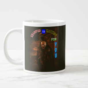 Taza De Café Gigante Krampus Te Espera Diciembre Krampusnacht