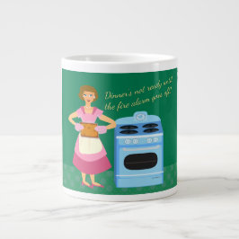 Taza De Café Gigante La alarma de incendios significa tiempo de cena