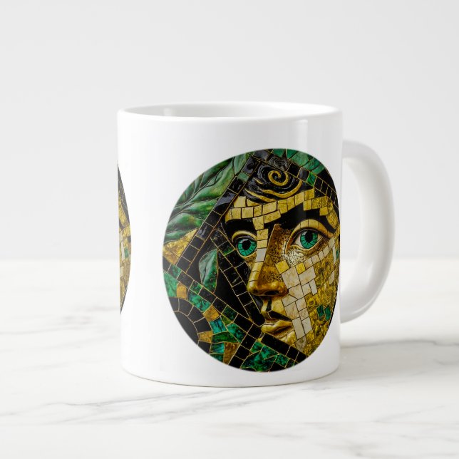 Taza De Café Gigante La antigua bruja del misterio griego (Derecha)