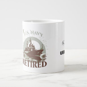 Taza De Café Gigante La Armada de los Estados Unidos Retirada