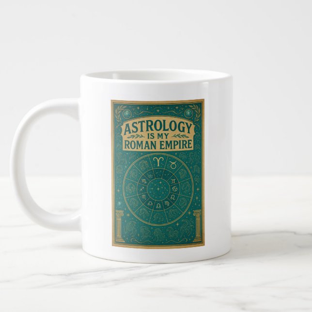 Taza De Café Gigante La astrología es mi alfombra de especialidad Imper (Izquierda)