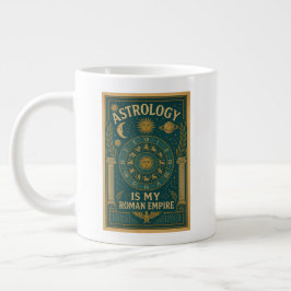 Taza De Café Gigante La astrología es mi imperio romano