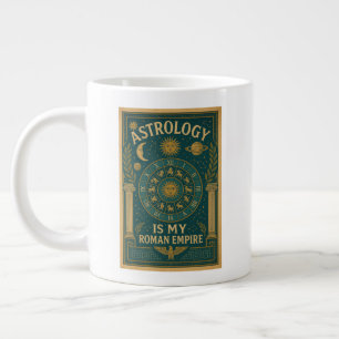 Taza De Café Gigante La astrología es mi imperio romano
