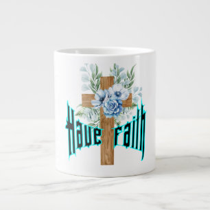 Taza De Café Gigante La Biblia motivada tiene Mug de especialidad relig