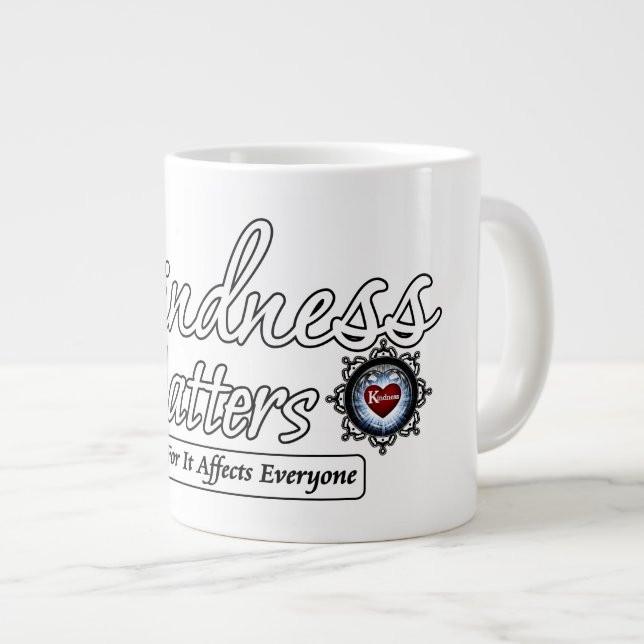Taza De Café Gigante La bondad importa (Derecha)