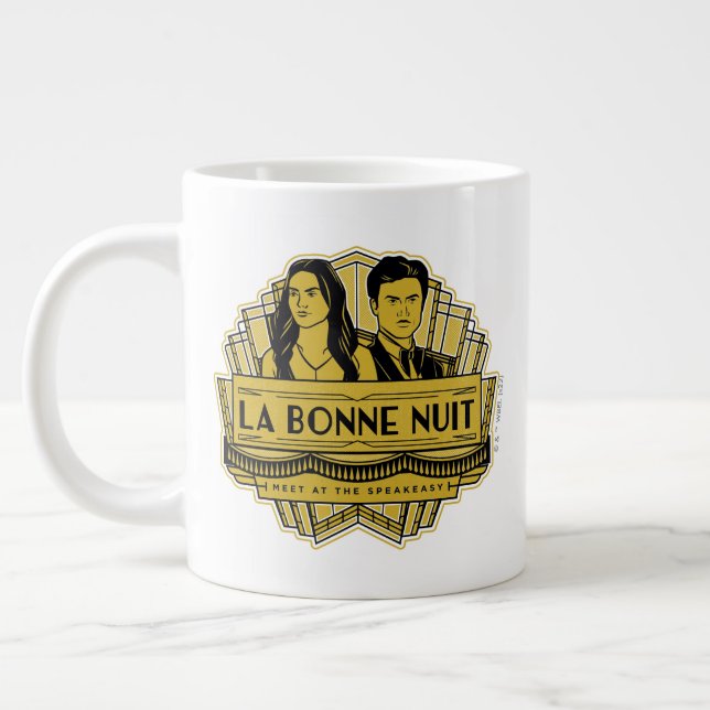 Taza De Café Gigante La Bonne Nuit - Encuentro En Speakeasy (Izquierda)