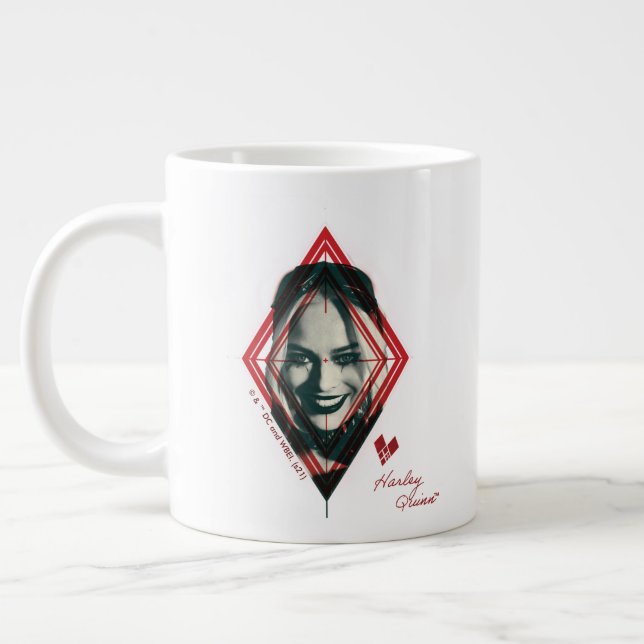 Taza De Café Gigante La brigada suicida | Harley Quinn Diamond Target (Izquierda)