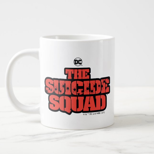 Taza De Café Gigante La brigada suicida | Logo rojo y negro (Izquierda)