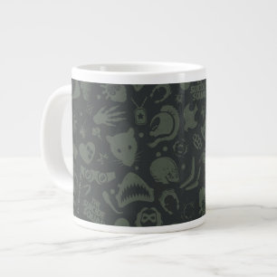 Taza De Café Gigante La brigada suicida   Patrón de iconos de caracter