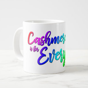 Taza De Café Gigante La cachemira es para todos una gran bruja