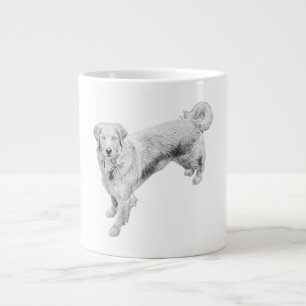 Taza De Café Gigante La calma del Guardian de otoño