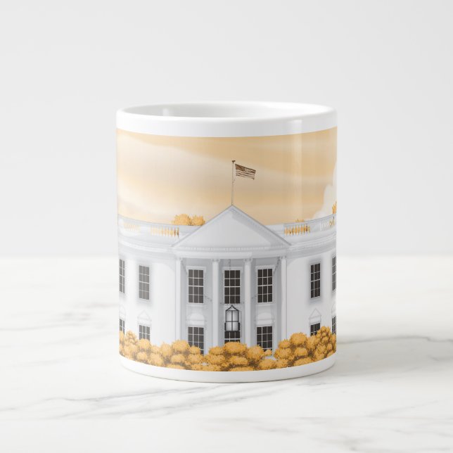 Taza De Café Gigante La Casa Blanca (Frente)