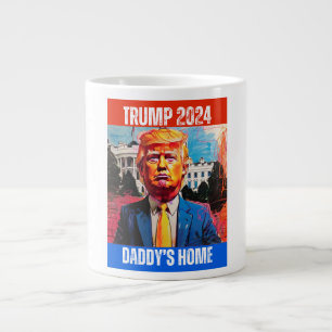 TAZA DE CAFÉ GIGANTE LA CASA DE TRUMP 2024 DE DADDY