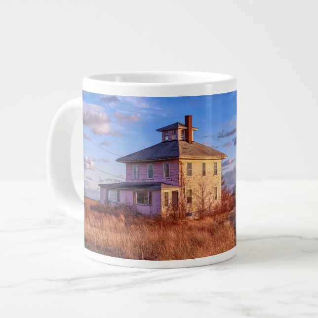 Taza De Café Gigante La Casa Rosa | Newbury Mass (Izquierda)