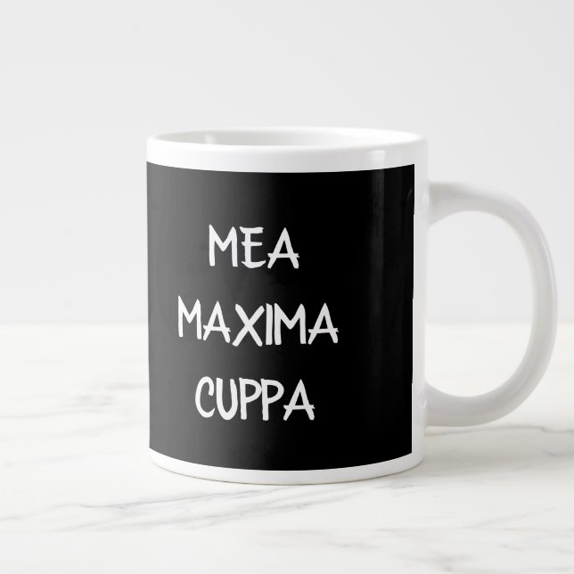 Taza De Café Gigante La católica mea maxima cuppa (Derecha)