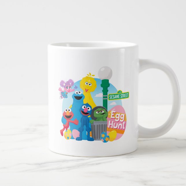 Taza De Café Gigante La caza de huevos de Semana Santa de Plaza Sésamo (Derecha)