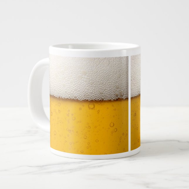 Taza De Café Gigante La cerveza burbujea primer (Izquierda)