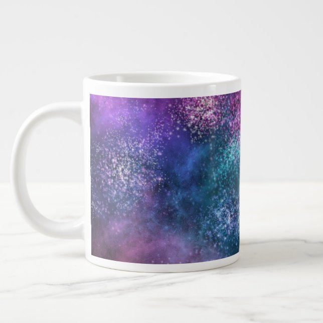 Taza De Café Gigante La colorida galaxia (Izquierda)