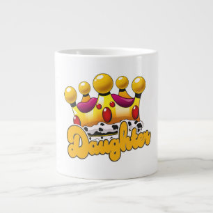 Taza De Café Gigante La corona de los Reyes Hijos