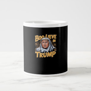 Taza De Café Gigante La divertida Trumpkin de Halloween hace que Hallow