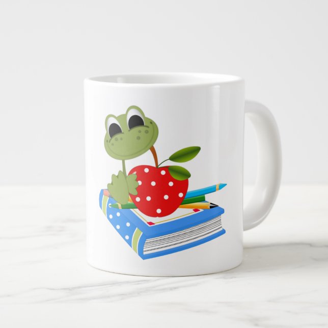 Taza De Café Gigante La escuela es Guay - Jumbo Mug (Derecha)