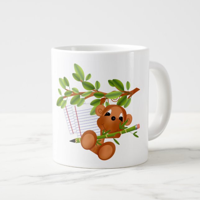 Taza De Café Gigante La escuela es Guay - Jumbo Mug (Derecha)