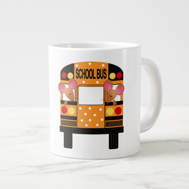 Taza De Café Gigante La escuela es Guay - Jumbo Mug (Derecha)
