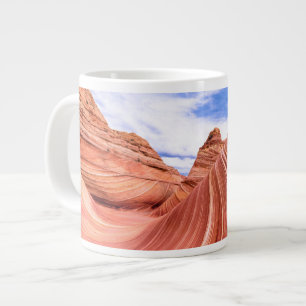 Taza De Café Gigante La formación rock Wave Sandstone