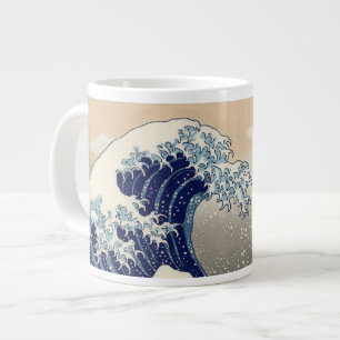 Taza De Café Gigante La Gran Ola frente a Kanagawa Hokusai
