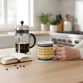Taza De Café Gigante  La gratitud permanece | Afirmación Inspiradora  