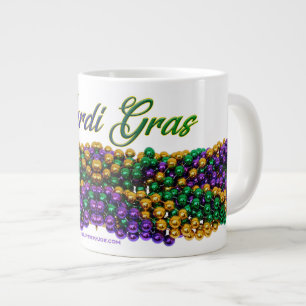 Taza De Café Gigante La imagen icónica de SlipperyJoe con tema de Mardi