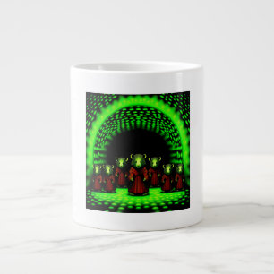 Taza De Café Gigante La llegada de Alien Emissary a través del portal