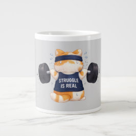 Taza De Café Gigante La lucha es real