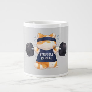 Taza De Café Gigante La lucha es real