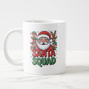 Taza De Café Gigante La mala influencia de Santa (Equipo divertido de S