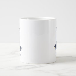 Taza De Café Gigante La Mamá de Perro Orgulloso es una graduación senio