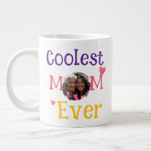 Taza De Café Gigante La mamá más genial divertida sarcástica Día de la 