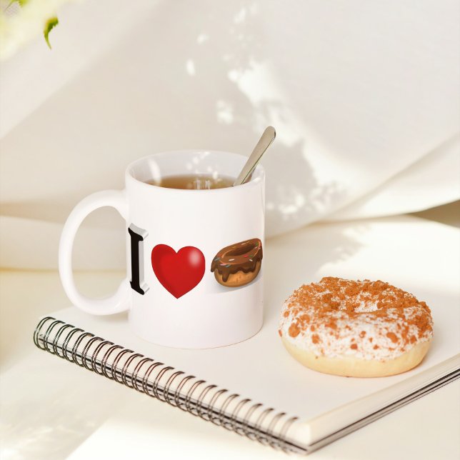 Taza De Café Gigante La mitad de Donut Lover (Subido por el creador)