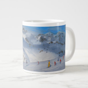 Taza De Café Gigante La montaña remata Tignes 2009
