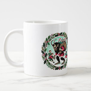 Taza De Café Gigante La Navidad de Krampus