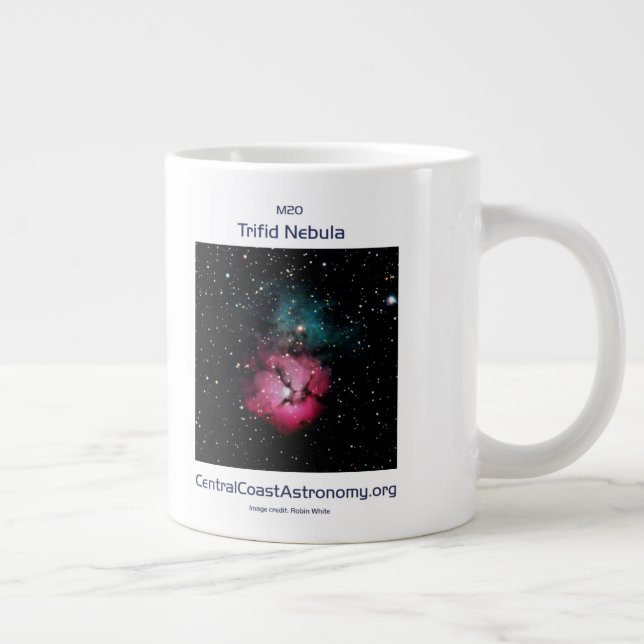 Taza De Café Gigante La nebulosa trifiada de Robin White - 20oz Mug (Derecha)