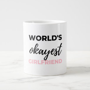 Taza De Café Gigante La novia más guapa del mundo, negra